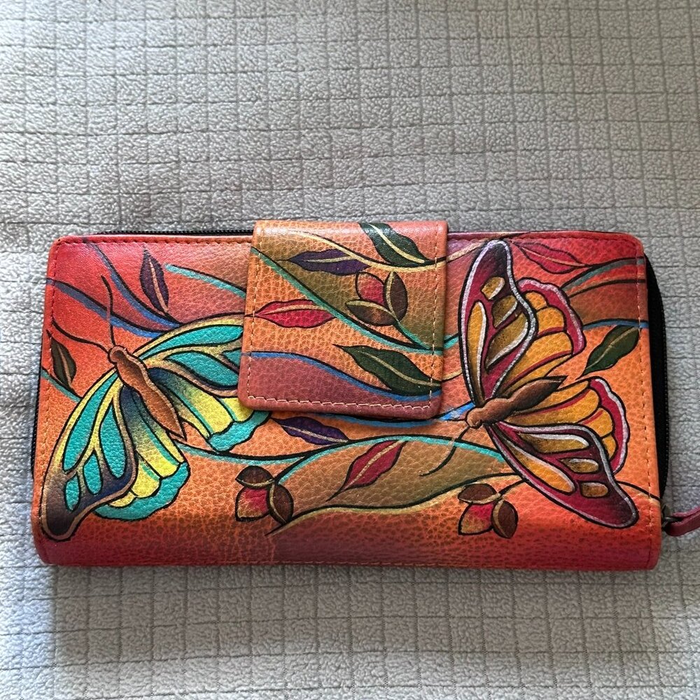 Anuschka leather wallet (#26)